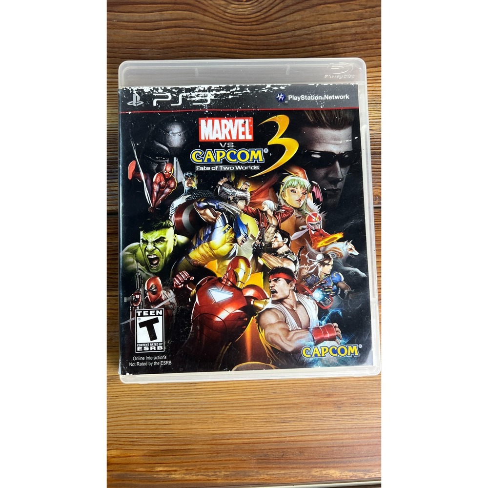 Marvel vs Capcom 3 Fate of Two Worlds PS3 Fighting Game 2011 BLUS-30410